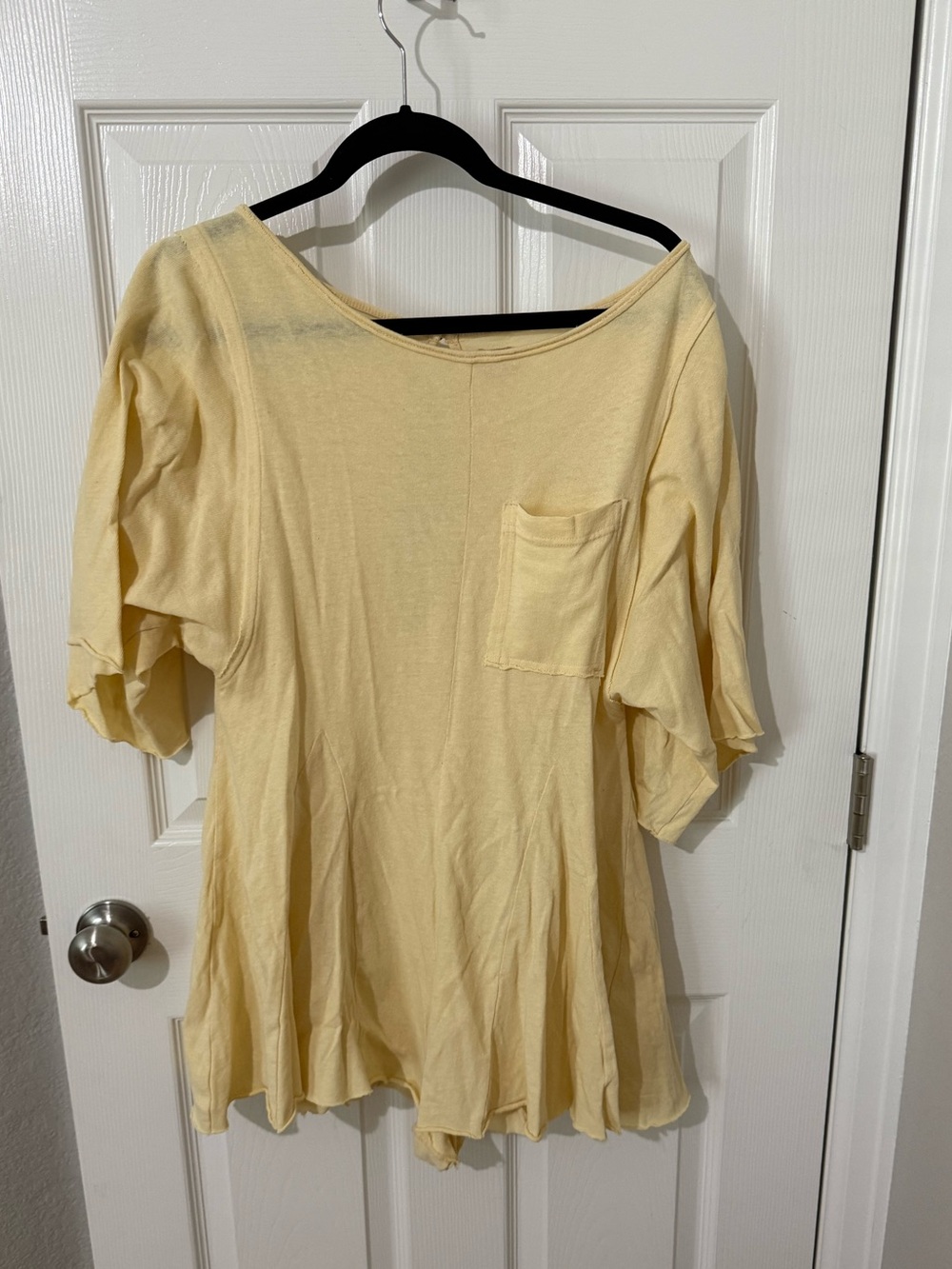 Free People Light Yellow Women's Romper